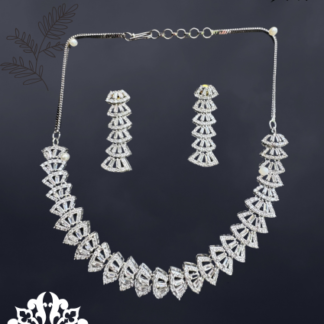 Necklace Set with Cubic Zircons