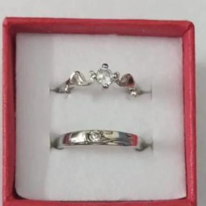 1 Pair Of Couple Ring For Engagement And Friendship Gift | Stainless Steel Ring