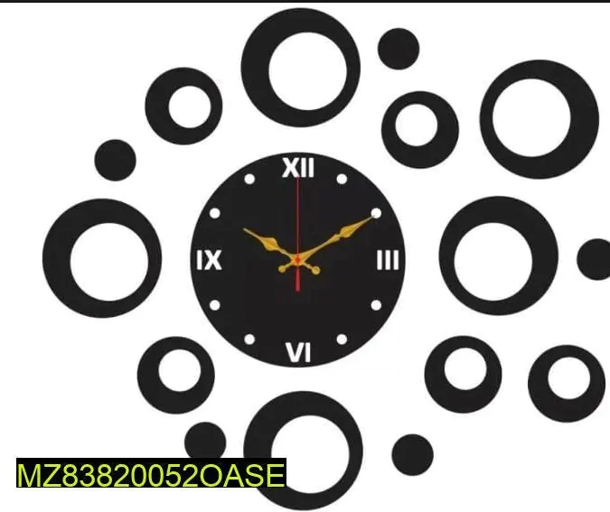 Beautiful Ring Wall Clock With Light