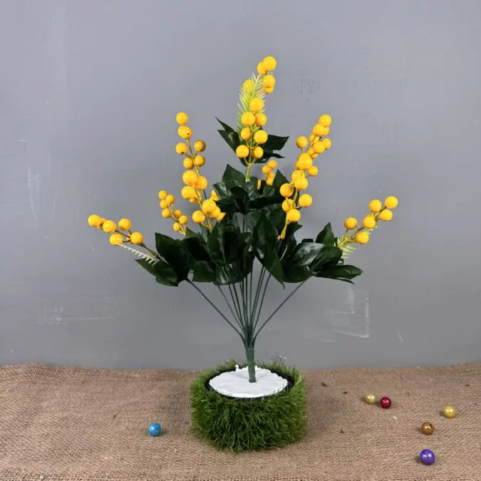 Yellow Cherry Floral Bunch