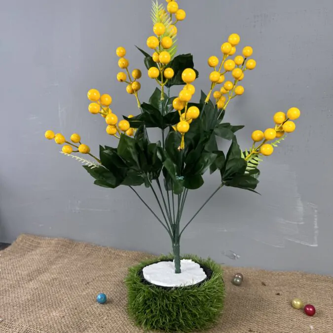 Yellow Cherry Floral Bunch