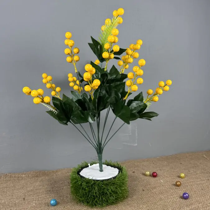 Yellow Cherry Floral Bunch