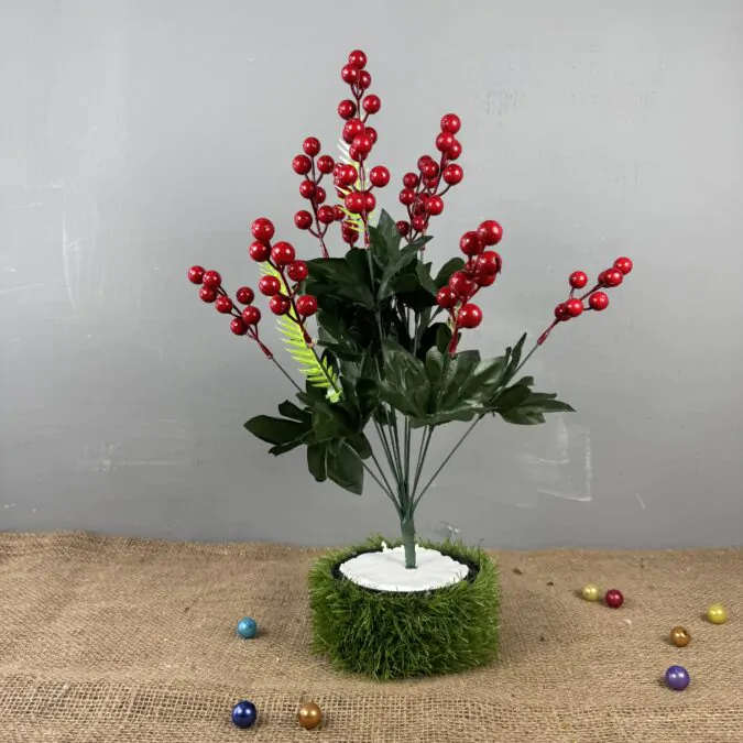 Red Charry Floral Bunch