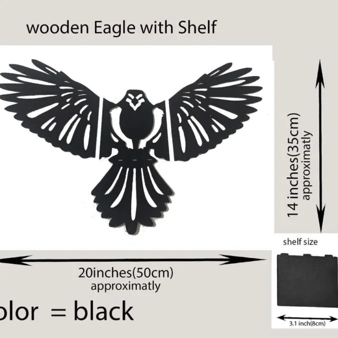 1 Pcs Eagle MDF Wall decor