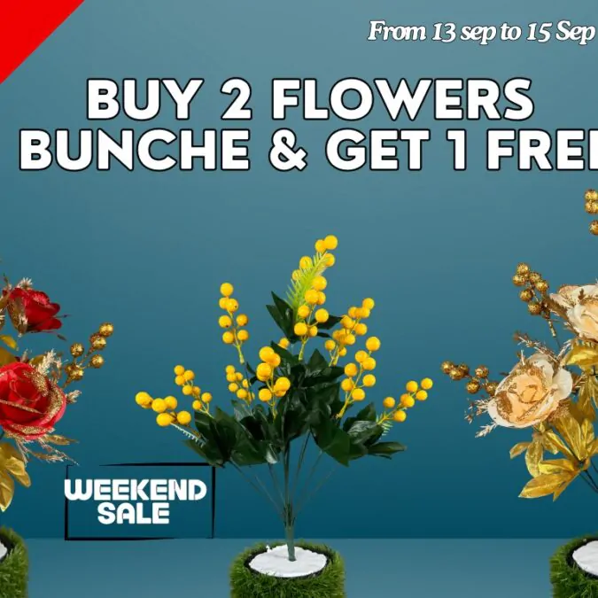 Buy 2 Get 1 Floral Bunch